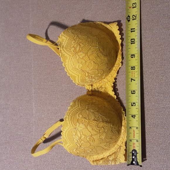 Gilligan & O'Malley Sunny Lace Bra Size 34C. Push Up - Picture 8 of 8